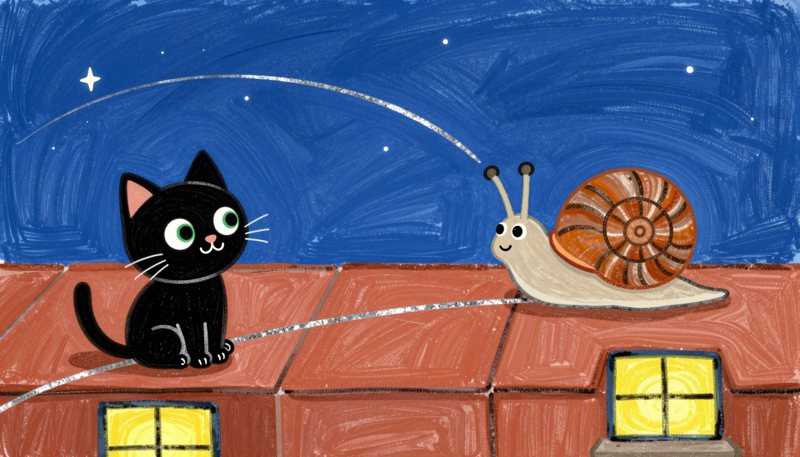 Un altro disegno dalla favola Pepe e la luce negli occhi